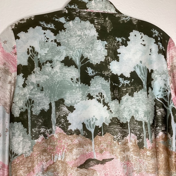 Vintage Lady Arrow Top Forest Scene Dagger Collar 10 - Picture 5 of 7